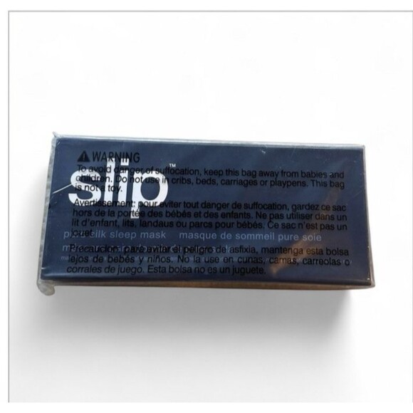 NEW Slip Pure Silk Sleep Mask Navy Sealed $69 Retail - Picture 2 of 5